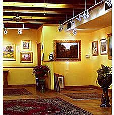 A view of the main Covington Fine Art Galley showroom 