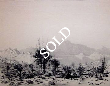 Print: "A Mirage, Arizona, No.2" by George Elbert Burr