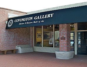 View of the outside of Covington Fine Arts Gallery