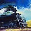 Painting: "The Union Pacific - 4000 Class Locomotive" by Edwin Fulwider