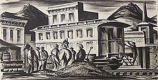 Print: "Empire Builders" by Edwin Fulwider