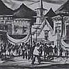 Print: "Street Fair" by Edwin Fulwider