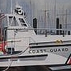 Watercolor: "Coast Guard Cutter" by Edwin Fulwider