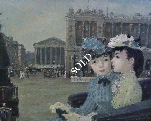 Painting: "The Carriage Ride" by Dietz Edzard