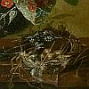 Painting: "A Floral Still Life with Birds Nest" by Henriette Georgette Nilant Bannier