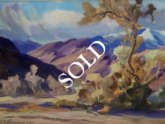 Painting: "Smoke Trees" by Carl Hoerman