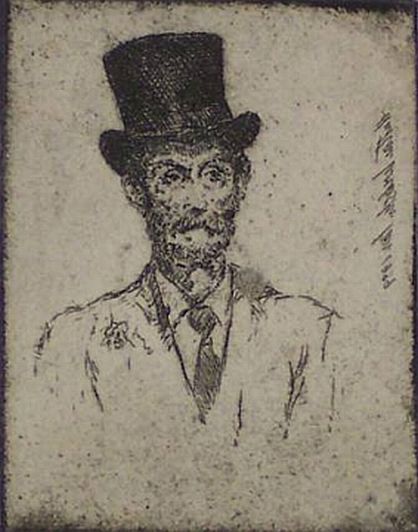 Print: "The Top Hat" by Hutton Webster, Jr., dated 1939