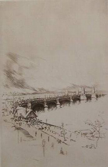 Print: "The Embankment" by Alexander A. Blum