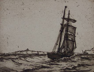 Print: "Skate" by Nelson Dawson, circa 1910
