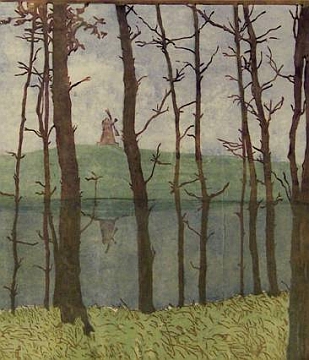 Print: "Through the Trees" by E. Emenstein
