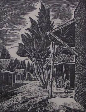 Print: "Pay Ore Corner" by Charles F. Surendorf