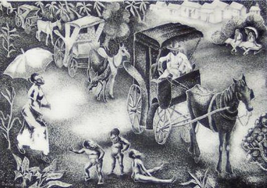 Print: "Hombre! Que Sin Verge unza" by George Biddle