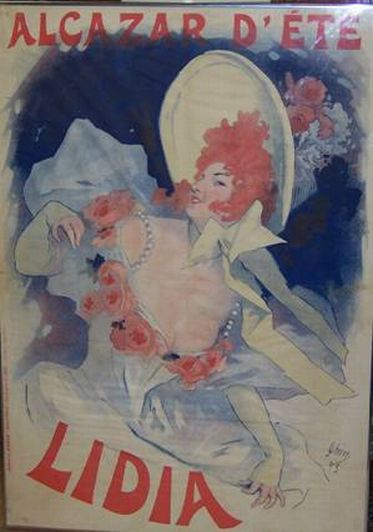 Print: "Lidia" by Jules Cheret