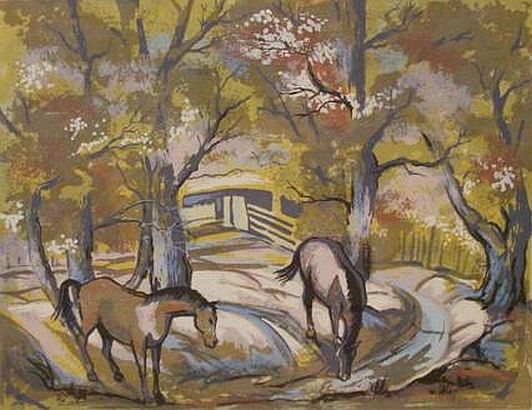 Louie Ewing Featured Print: "The Corral, New Mexico"