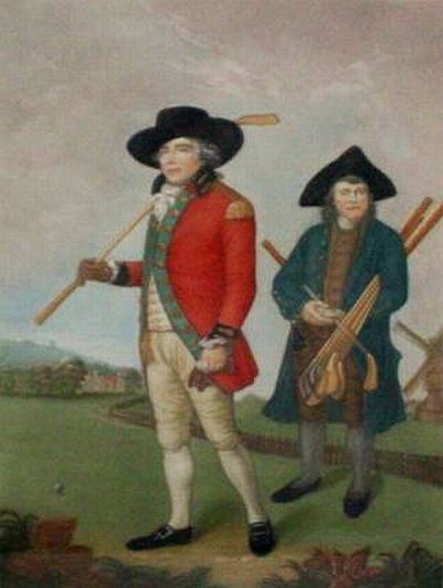 Featured Walter Alfred Cox Print: "The Blackheath Golfers"