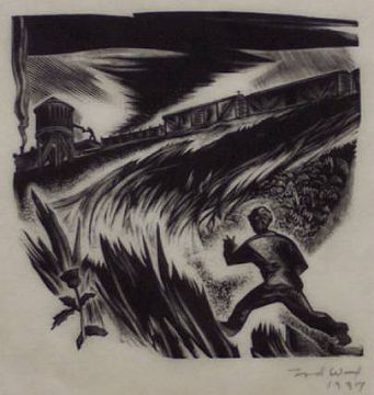 Lynd Ward Print: "The Water Tower"
