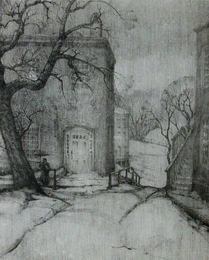 Eugene M. Frandzen Print: "New England Snow"