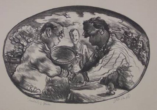 Print: "Similarity of Opinion" by Robert Murdoch McDonald
