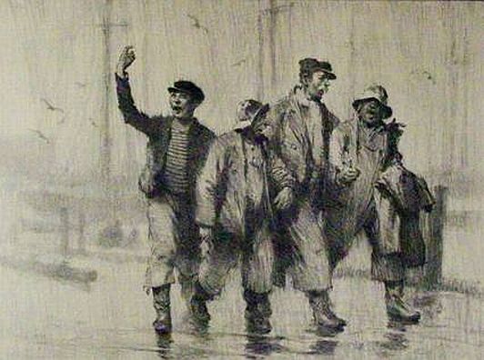Gordon H. Grant Print: "It's Always Fair Weather"