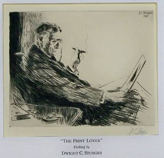 Print: "The Print Lover" by Dwight C. Sturges