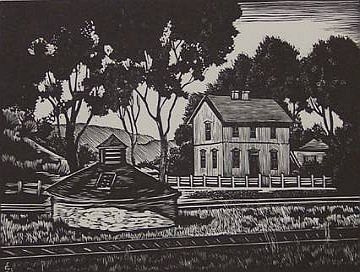 Print: "Elgin Station" by Channing Smith