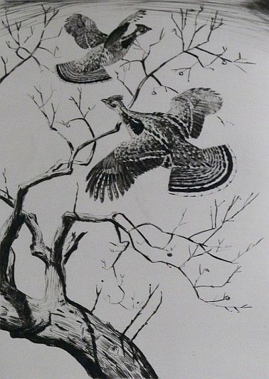 Print: "Grouse" by Churchill Ettinger