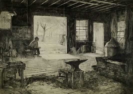 Print: "Changing Times" by Clarence William Anderson