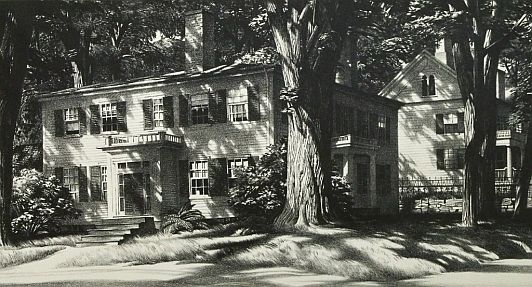 Print: "Summer Shadows" by Stow Wengenroth