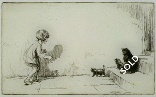 Print: "Black Puss-cats" by Eileen A. Soper
