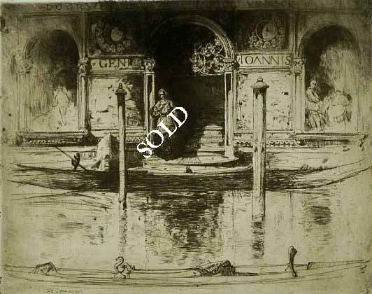 Print: "Palazzo Daro" by Sir David Young Cameron, R.A.